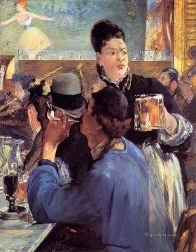  Manet Lienzo - Rincón de un caféConcierto Realismo Impresionismo Edouard Manet
